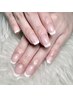【HAND】フレンチ、グラデーションネイル◆ベースカラーあり　￥6700