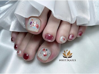 ニットネイル(Nhit.nails)/フット人気デザイン