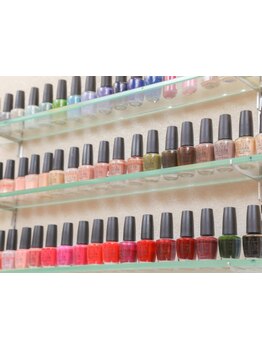 マニキュアメニューのあるサロン