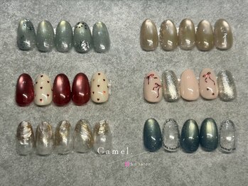 キャメル つくば(Camel.)の写真/【デザインに迷われている方必見★】季節やトレンドに合わせた定額ネイルをご用意♪お得なクーポンも◎