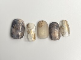 ラメ×インクニュアンス