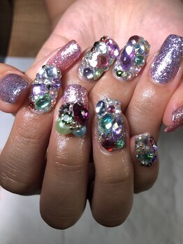 ネイルアンドボディケアサロン ミリミリ(milimili)/持ち込みフルアート¥11000~