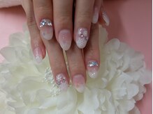 ネイルサロンミキ 横浜(MIKI)/雪の結晶 スカルプネイル 大人気