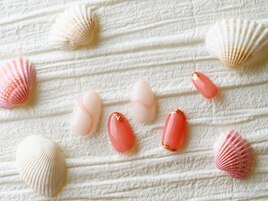 PINKうねうねnail