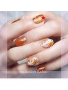 【Cコース】紅葉ネイル