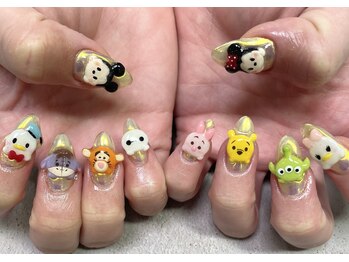 ネイルサロン ビューティーマジック 川口店の写真/痛ネイルや画像持込みで貴方の望むデザインに対応★痛ネイルは要予約！折れづらく浮きにくい施術が自慢です