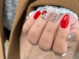 クリスマスカラーネイル☆