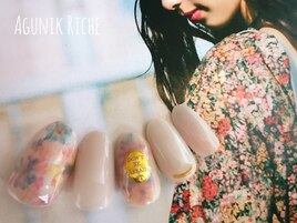【フラワーネイル】