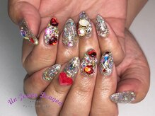 アン ジョーヌドラゴ/【自爪ネイル】ゴテゴテネイル