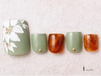 アイネイルズ 吉祥寺店(I nails)/フラワーべっ甲［吉祥寺］