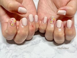 クリアベース・押し花