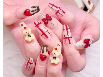 ビューティー マイラ(beauty MyRA)/バレンタインネイル