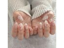 押し花ネイルデザイン