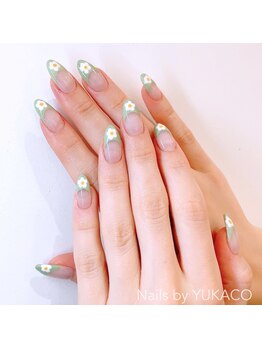 リグネイルスタジオ(Lig nail studio)/お花フレンチネイル