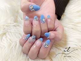 蝶々ネイル
