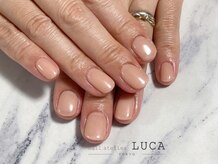 ネイルアトリエルカ(nail atelier LUCA)/W-277 シェラックベージュネイル