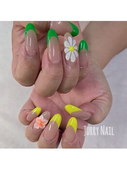 ジュリーネイル 所沢店/フラワー・フレンチ