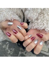 リンダ 西新店(LINDA)/red × silver