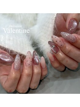 ネイルサロン ヴァレンタイン(nailsalon Valentine)の写真/snsフォロワー5万人の最新デザイン！季節ごとに変わる定額ネイルはオフィスから派手めまで対応可能♪