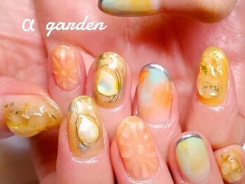 ネイルサロン アルファガーデン 町田本店(α garden)/10本アートコース●オフ込み3ｈ
