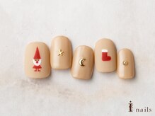 アイネイルズ 横浜EAST店(I-nails)/上品ポイントクリスマスネイル