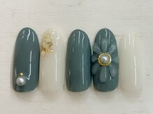 プルミエ ネイル(Premier Nail)/NEWサンプル★秋のぷっくりお花