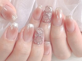 チーク × キルティングネイル