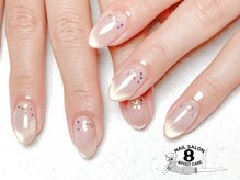 ネイルエイト 新百合ヶ丘(nail8)/マグネットフレンチ