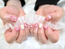 strawberry whip nail