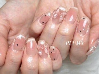 プリューミー(PLUMY)の写真/特別な日の輝きは指先から！ちゅるちゅるワンホンも持ち込みデザイン大歓迎☆