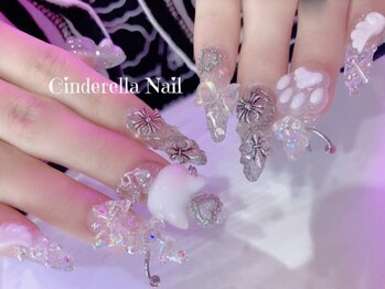 【チップ長さだしネイル】