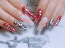 ネイル ファンシーファング(nail_fancy_fang)/ミラーネイル