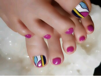 アグン(agung)/フット カラーデザインネイル