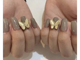 蝶々ネイル♪ バタフライ♪