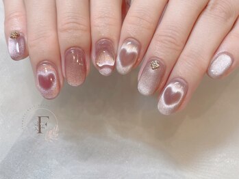 フルゥ エビス(fl EBISU.)/ハートマグネットネイル