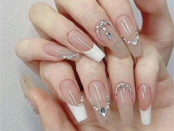 シーシーネイルサロン(CC)の写真/【豊富なカラー×パーツで貴方だけの理想の手元に♪】人気トレンド～ワンホンなど多数ご用意☆持ち込みも◎