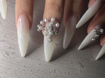 スカルプ研究所 バイ ネイルスミス(Nailsmith)/【Lサイズ】ワンカラー+チャーム