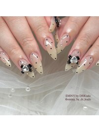 ドット×リボン