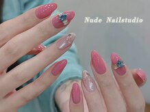 ヌード ネイルスタジオ 船橋店(Nude Nailstudio)/パラジェル/長さだし/オフのみ