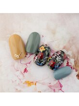 ラ カゼッタ(La casetta)/手描きアンティークフラワー