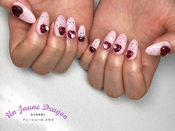 アン ジョーヌドラゴ/【自爪ネイル】ハートネイル
