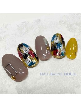 ネイルサロン クイル(QUILL)/12月ツイード（３）