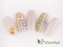 エリクサーネイル 五反田(Elixir Nail)/定額c やり放題／クーポン使用
