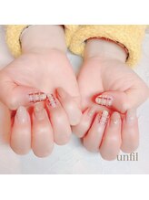 アンフィルルーム(unfil room)/ぷっくりチェックネイル