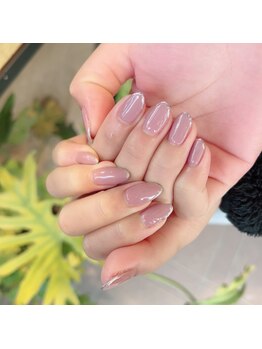 トータルサロン 白べぇーっ プラス/ラメフレンチ☆