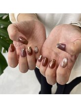 ミントリーフ バイ リート(Mint leaf by Reat)/ブラウンお任せニュアンス