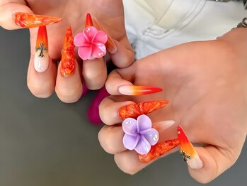 リンネイル 新大久保店(Rin Nail)/#待ち込みデザインOK　#付け放題