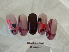 キラキラ秋のネイルコース¥7980