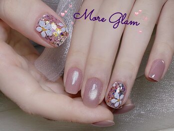 モアグラム 池袋東口店(More Glam)/春　フラワーネイル
