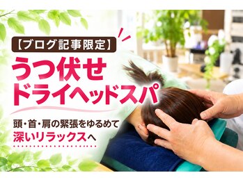 延寿堂整体院/ENJUDO式うつ伏ドライヘッドスパ
